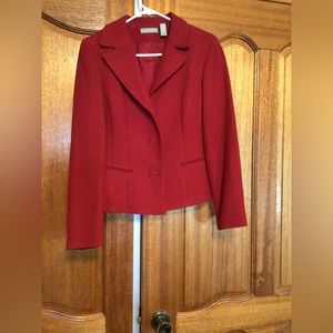 Kate Hill red blazer size 6 slightly used